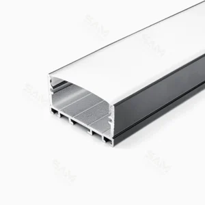 SL430 – پروفیل لاین نوری روکار فنرخور چهار لاین