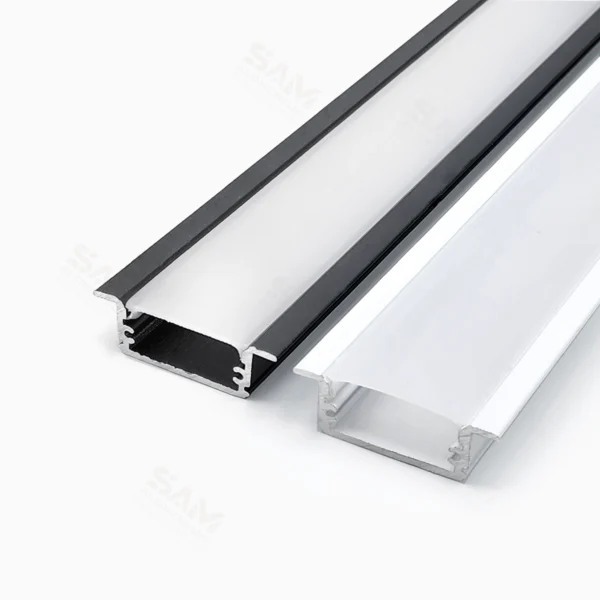 SL22 – پروفیل لاین نوری توکار دو لاین عمق کناف - Image 2